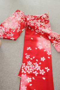 着物のたたみ方　８．５